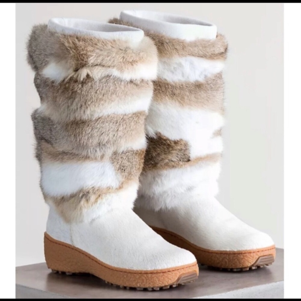 Oscar Sport Norma Rabbit Fur Snow Boots